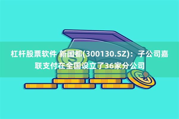 杠杆股票软件 新国都(300130.SZ)：子公司嘉联支付在全国设立了36家分公司