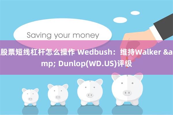 股票短线杠杆怎么操作 Wedbush：维持Walker & Dunlop(WD.US)评级