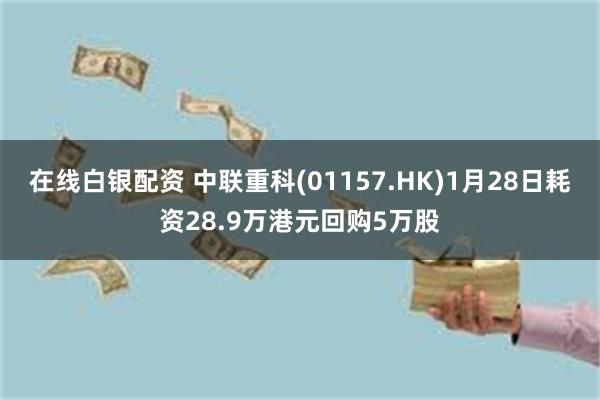 在线白银配资 中联重科(01157.HK)1月28日耗资28.9万港元回购5万股