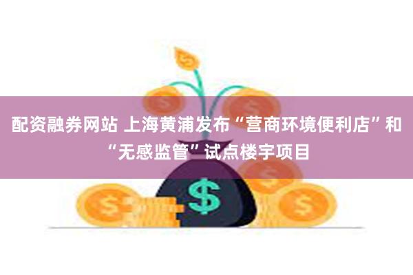 配资融券网站 上海黄浦发布“营商环境便利店”和“无感监管”试点楼宇项目