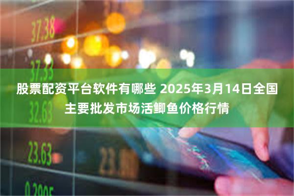 股票配资平台软件有哪些 2025年3月14日全国主要批发市场活鲫鱼价格行情